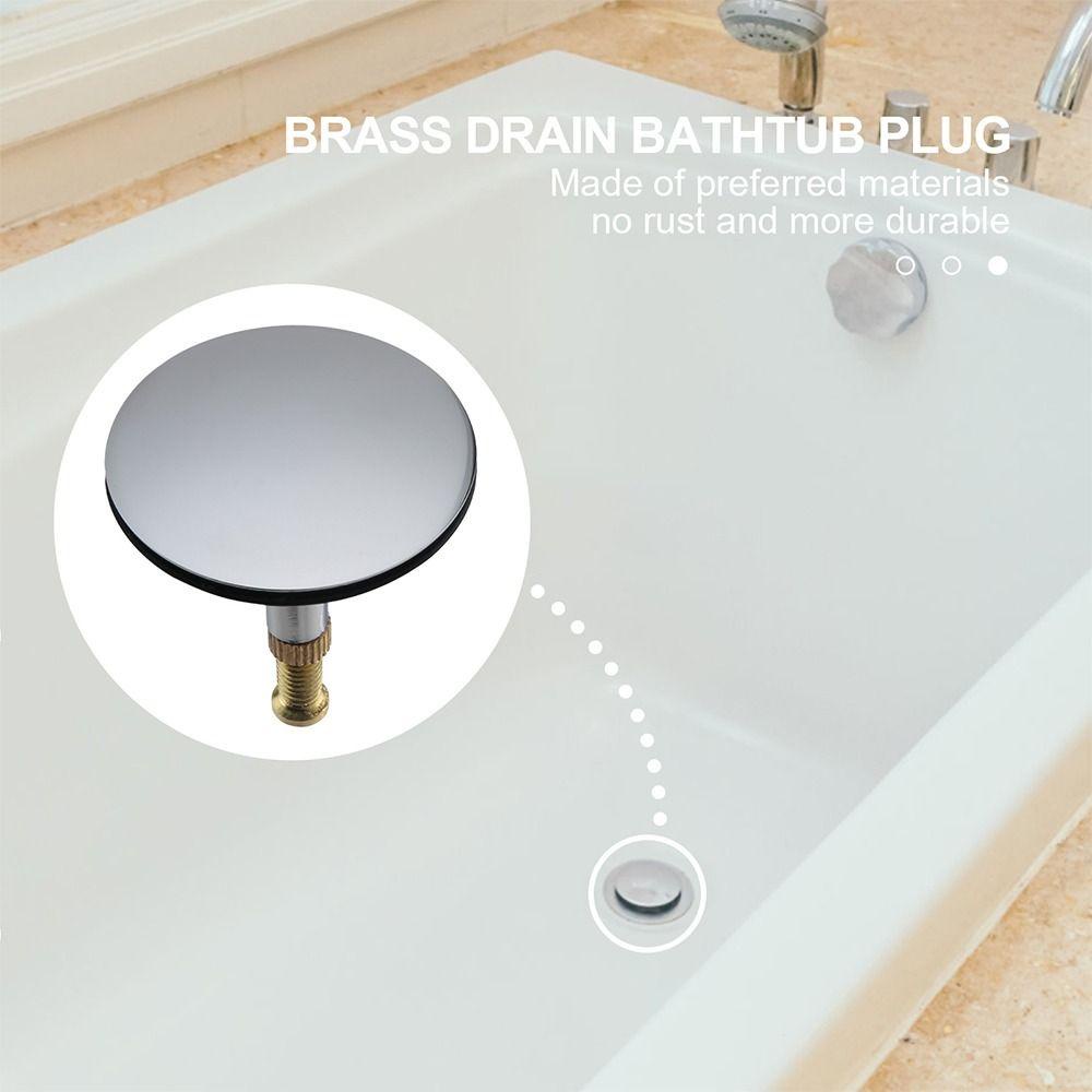 Populer Drain Stopper Bak Pembuangan Pop Up Sumbat Limbah Bak Mandi Wastafel Filter Air Pengganti Bak Saringan Saluran