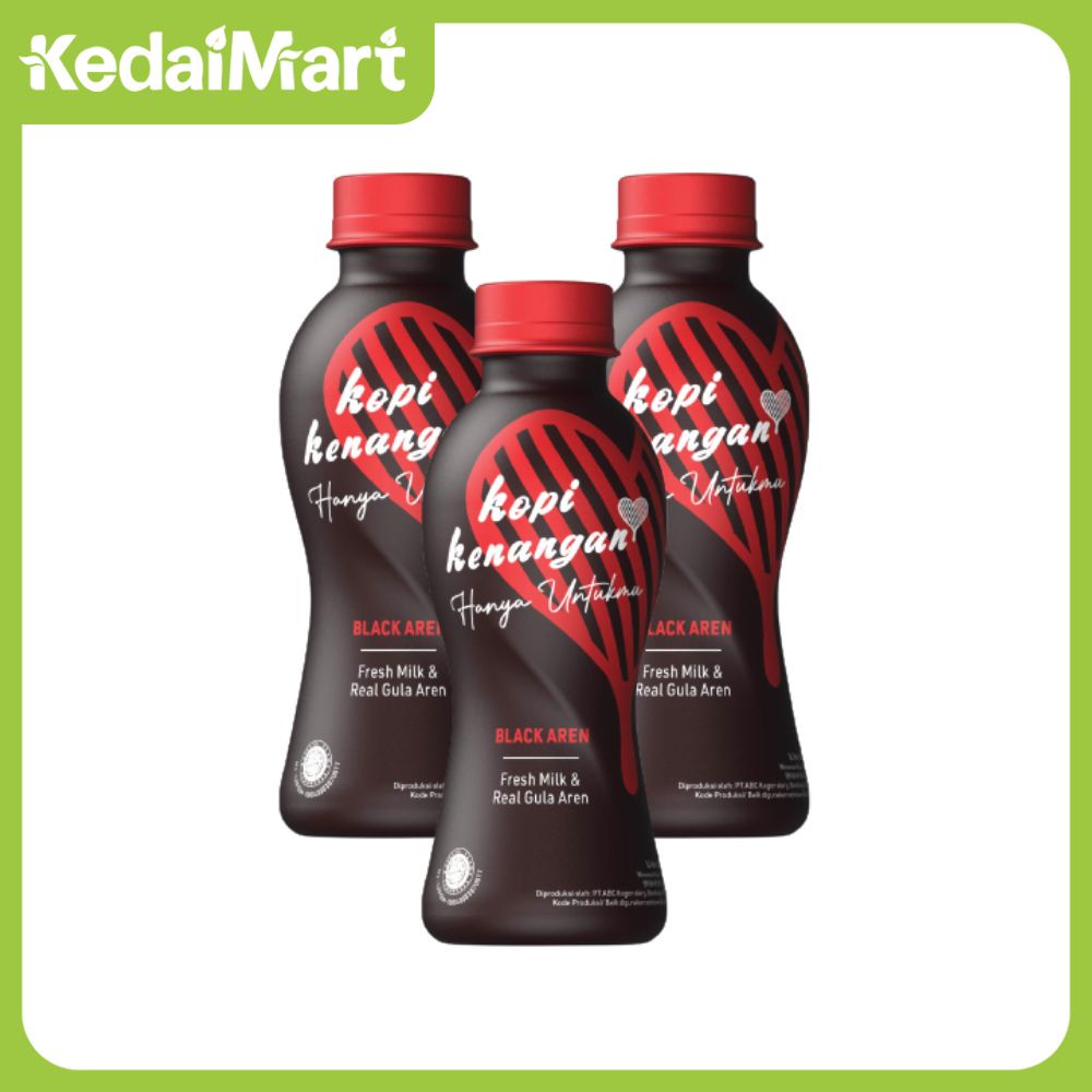 

Kopi Kenangan KK Hanya Untukmu Black Aren Isi 3 x 220 ml