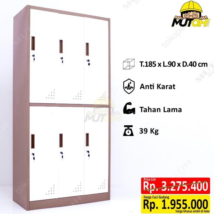 

PROMO LOKER BESI LOCKER BESI 6X PINTU ORIGINAL
