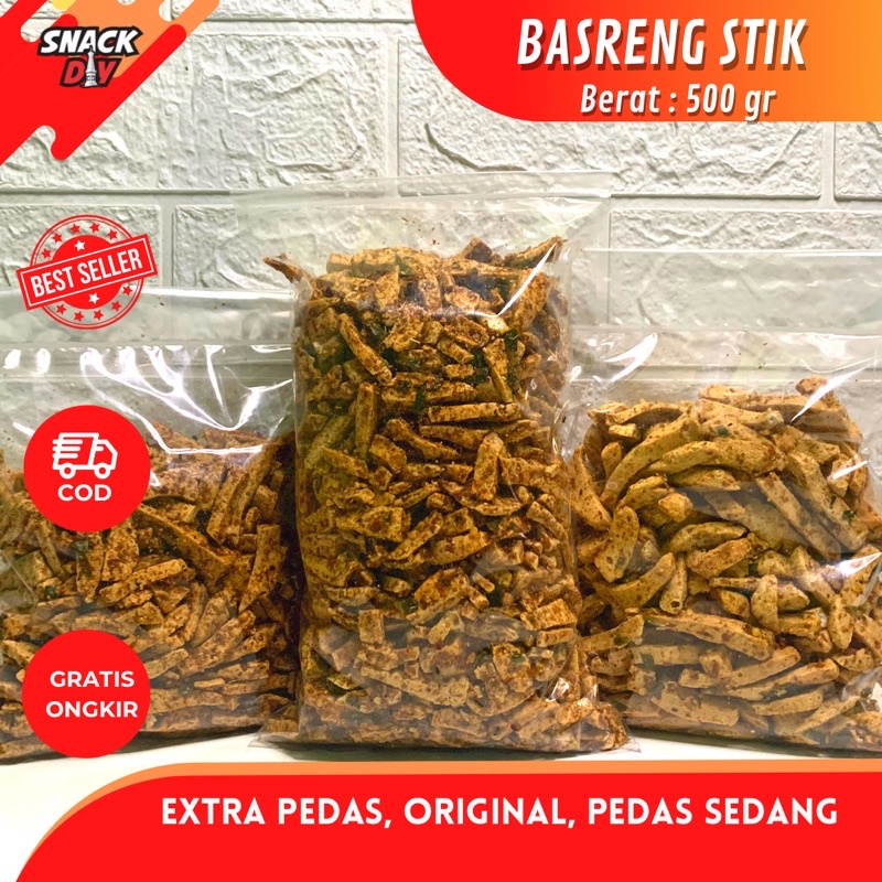 

Basreng stik pedas cikruh 500gram
