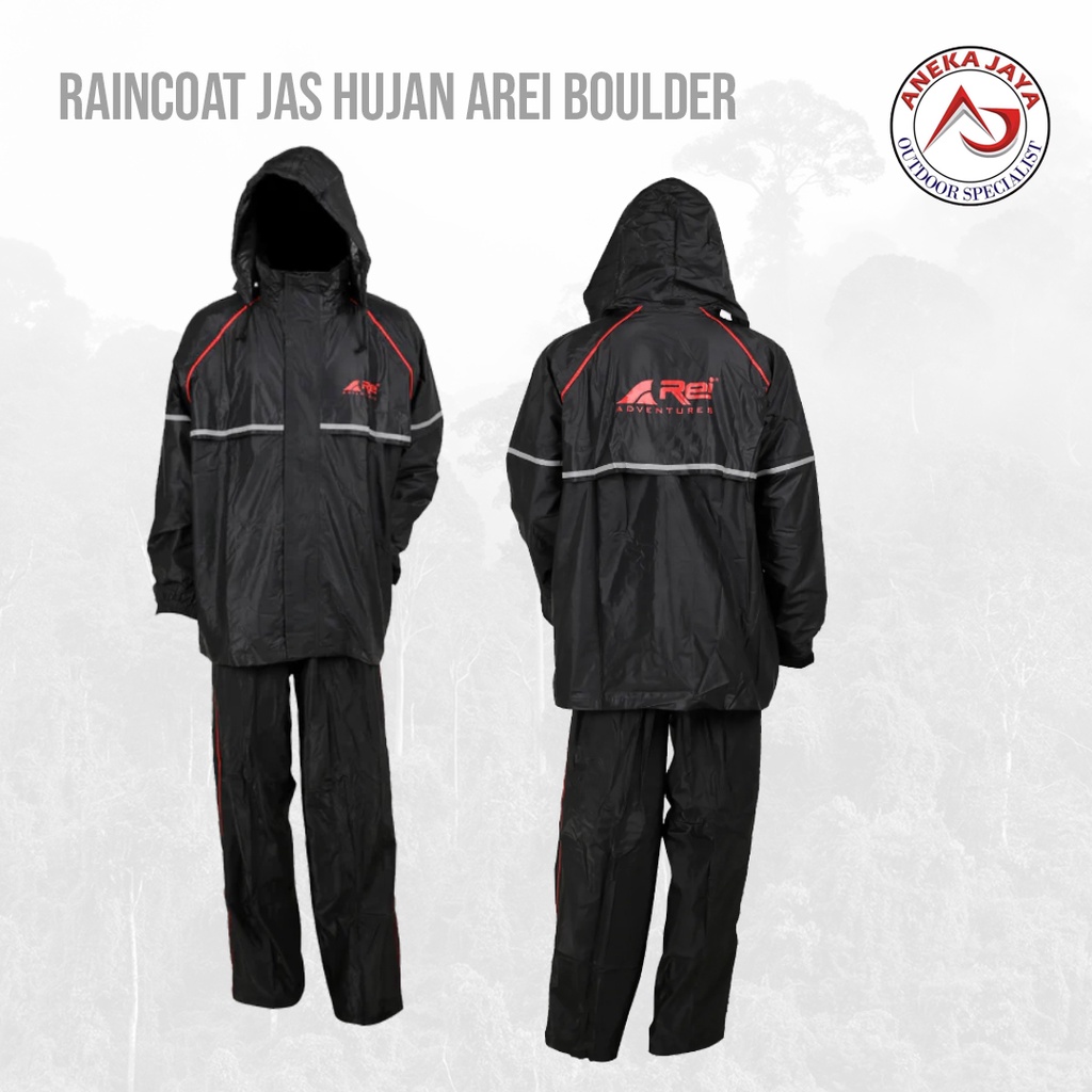 RAINCOAT REI BOULDER JAS HUJAN AREI