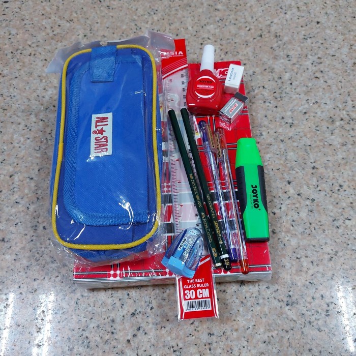 

PAKET ALAT TULIS SEKOLAH PREMIUM LENGKAP / BINGKISAN ALAT TULIS