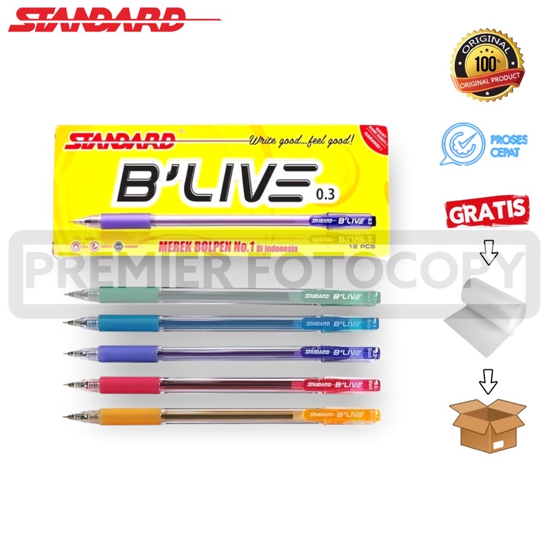 

PULPEN STANDARD BLIVE / B LIVE / BLIVE 0.3 ( 12PCS )