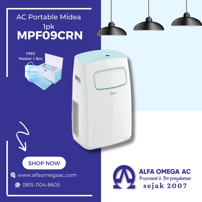 AC Portable Midea 1pk MPF09CRN