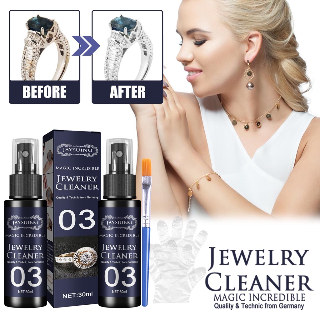 Jewelry Cleanser Spray Sprai Pembersih Perhiasan Emas Perak Cairan Berkualitas