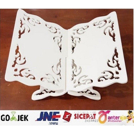 Rak Alquran Tempat Baca Alquran Warna Putih