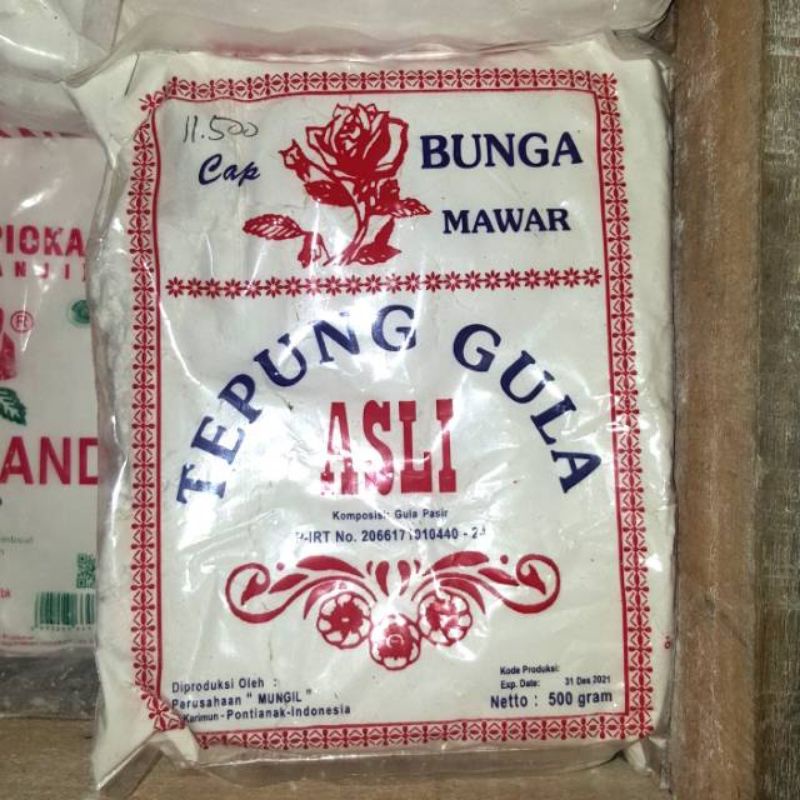 

TEPUNG GULA CAP MAWAR 500GR