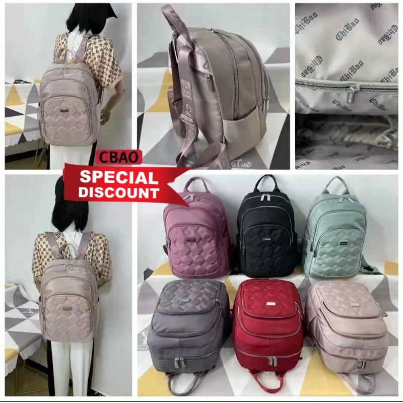 ORIGINAL Tas Ransel Chibao IMPORT KOREA Super Tebal Anti Air Elegan Design Terbaru