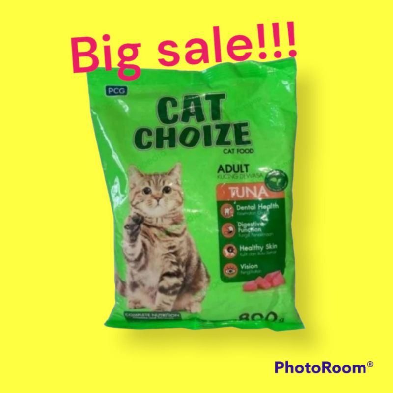 CAT CHOIZE ADULT TUNA 800 GRM MAKANAN kucing FOOD DRY