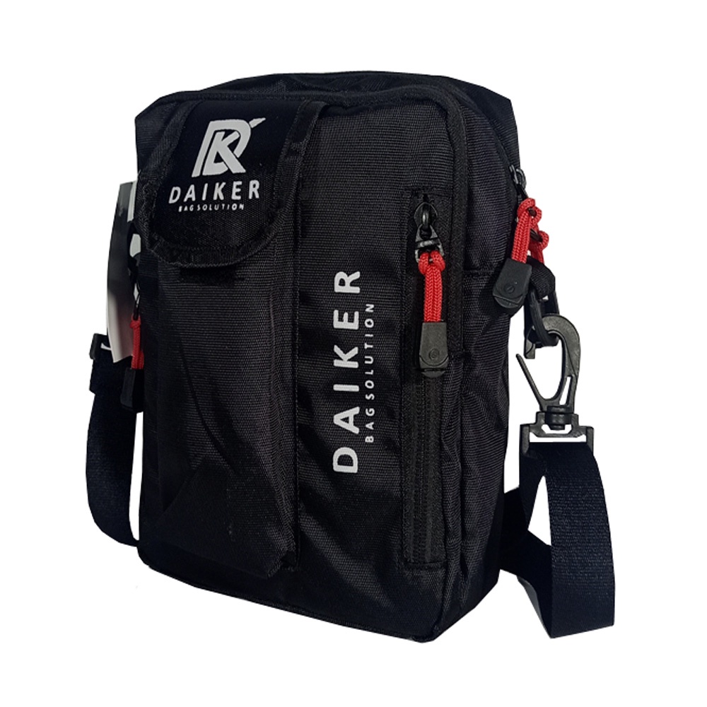 Tas Selempang Pria / Slingbag Slot Organizer DaikeR-ATSling bag / Riverwave BlacK And Blue