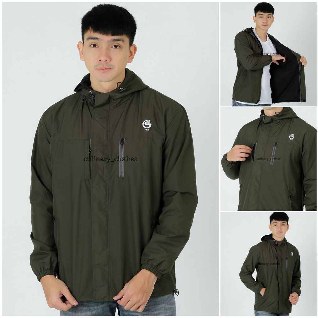 Jaket Pria Terbaru Waterproof Type Original FCF size M L XL XXL / Jaket Gunung Pria Jumbo Anti Air