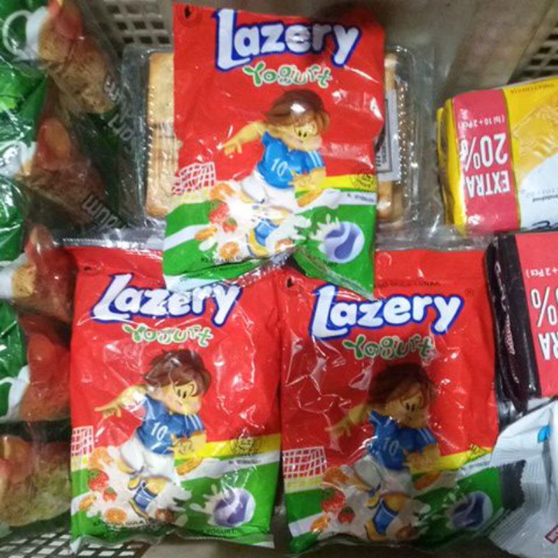 

PERMEN LAZERY YOUGURT PERMEN LUNAK AMAN BUAT ANAK @100g/40 butir