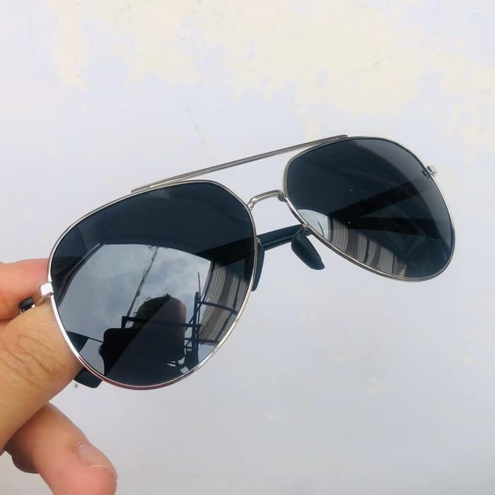 63945 Kacamata Pria Hitam Anti Radiasi Original Import luar negeri Terbaru 2021 Polaris Anti Silau S