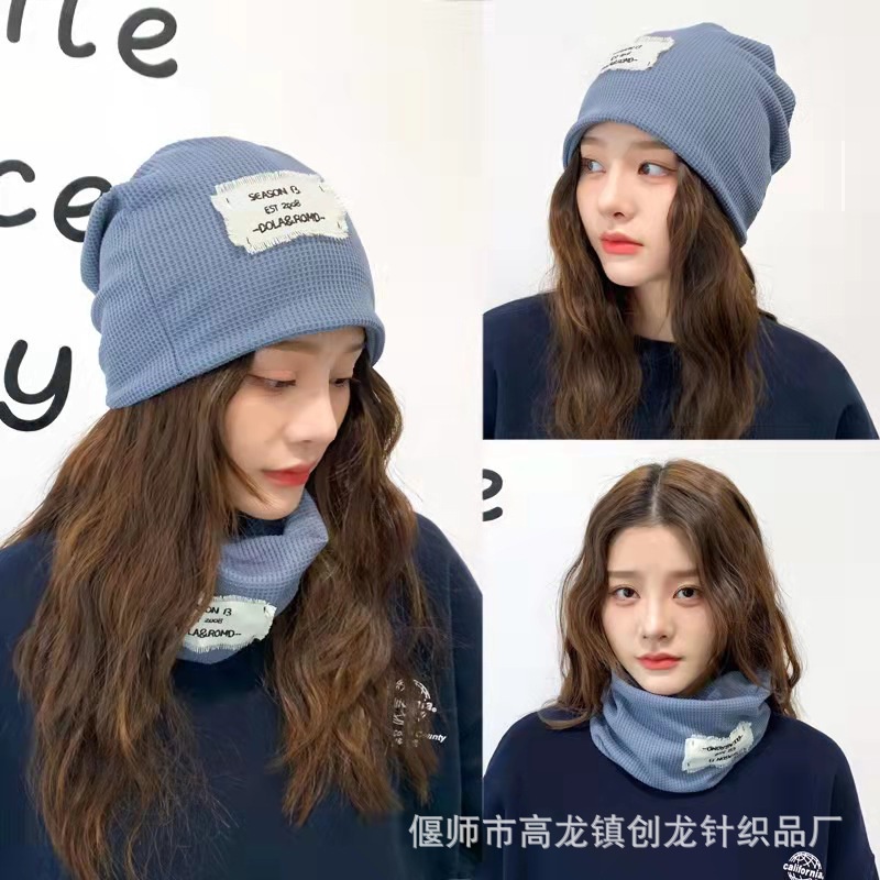 Topi Kupluk Selendang Outdoor 2 Layer Wanita Dewasa Fashion Perempuan Korea Import