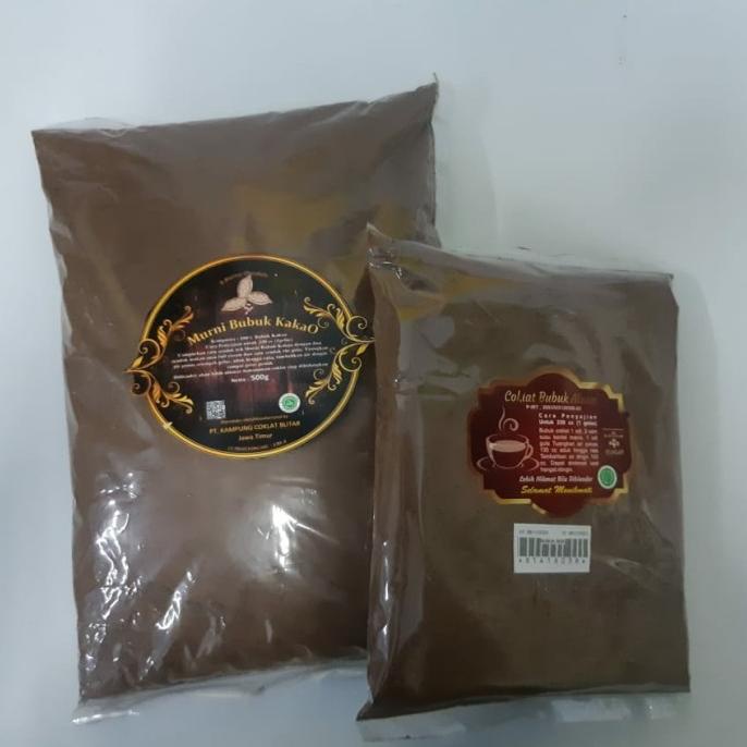

Bubuk Coklat Murni 1 Kg Kampung Coklat Blitar