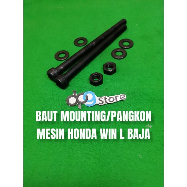 BAUT MOUNTING GANTUNGAN MESIN PANGKON MESIN HONDA WIN L BAJA