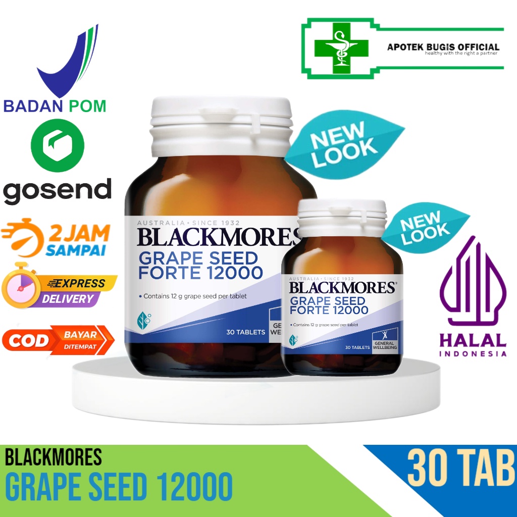 Blackmores Grape Seed 12000 30 Tablet