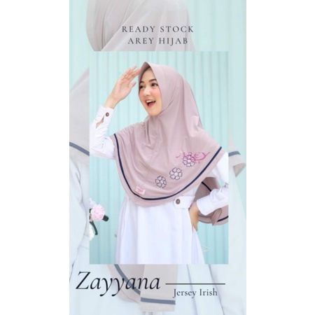 Jilbab instan/Bergo jersey ZAYYANA Ori Arey