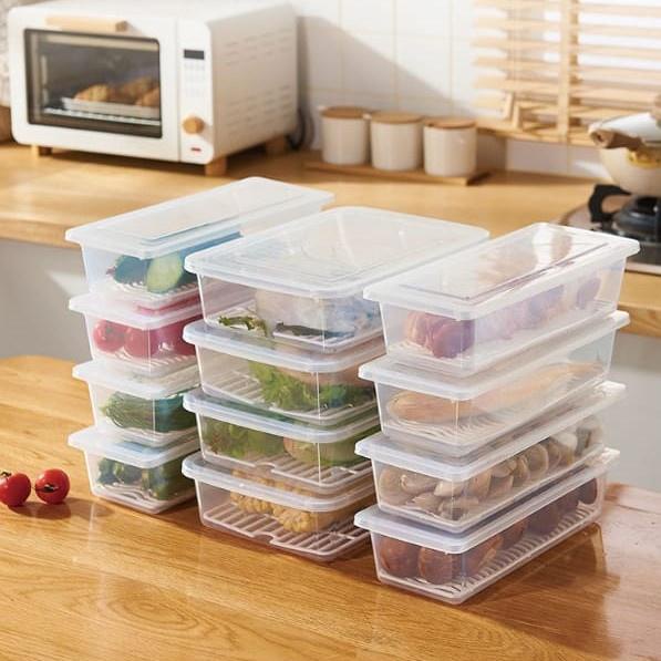 »»» Kunataruma Toples Plastik Murah Bening Kotak Kecil Makanan Unik Kulkas Import Lucu Kontainer Rin