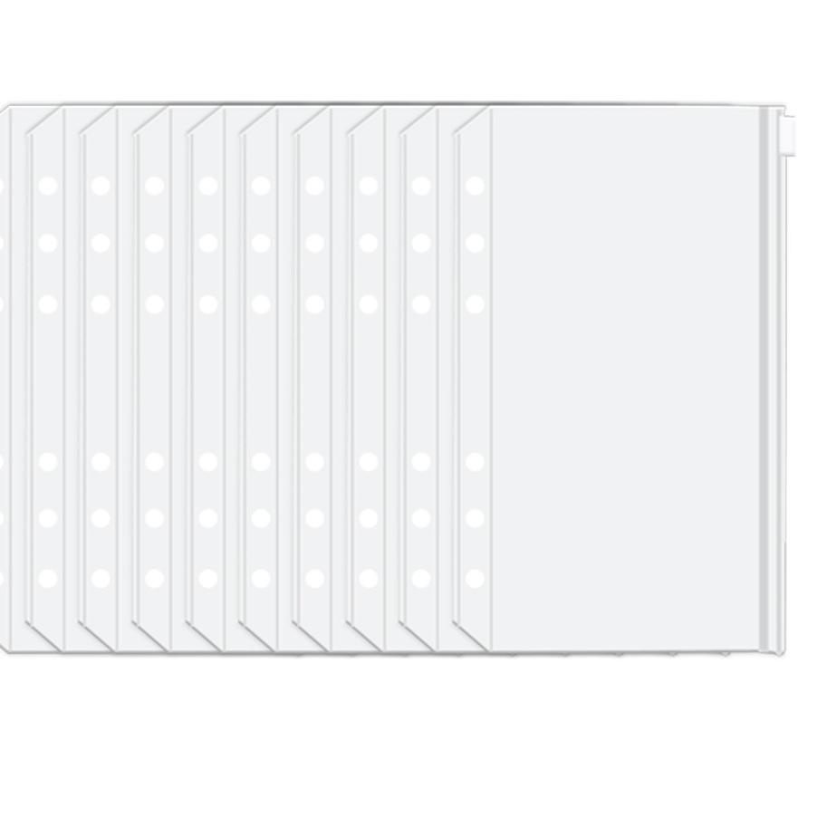 

Barang Laris A6 Binder Zipper Bag 6 Ring Organizer Isi Pocket Binder Kantong Alat Tulis Sleeve Card Bagbudgeting keuangan VH5$