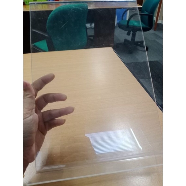

Acrylic ten holder/akrilik tent card A4 T / Tempat Brosur Meja PREMIUM 2MM Preloved