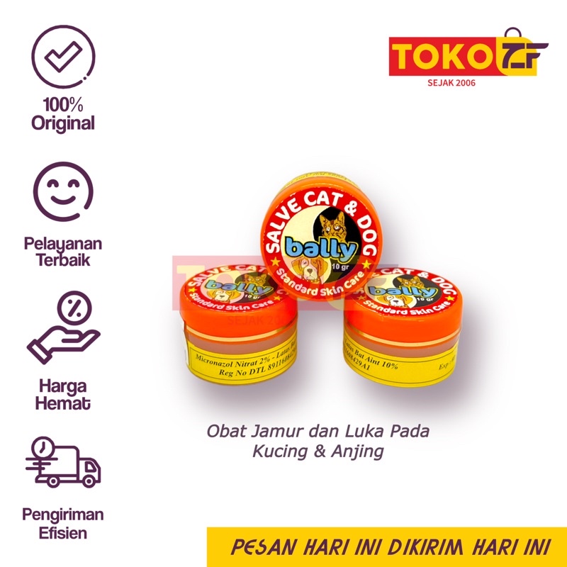 [SALEP BALLY] Bally Salve Cat & Dog | Obat Luka Jamur Gudik Kucing Anjing