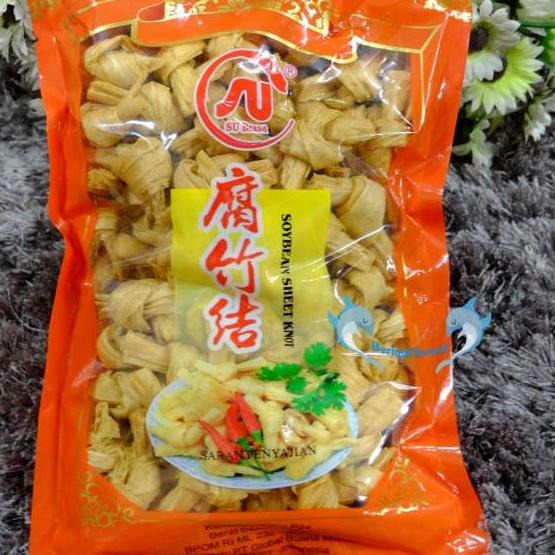 

✓ Kembang Tahu Pita 300gr SU Brand / Soybean Sheet Knot Baru !!
