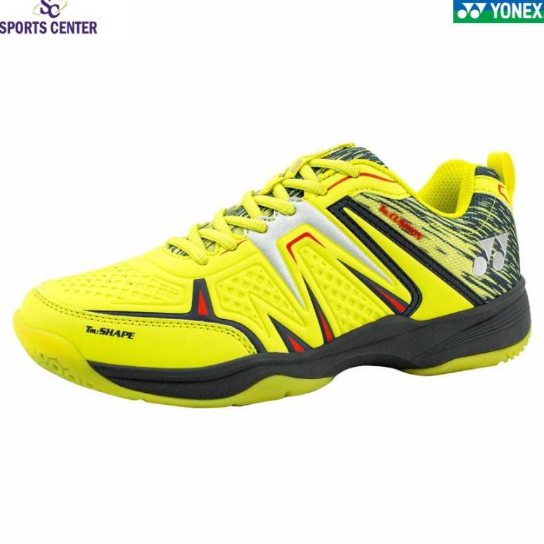New Sepatu Badminton Yonex Tokyo II / 2 Lemon Tonic / Black / Silver