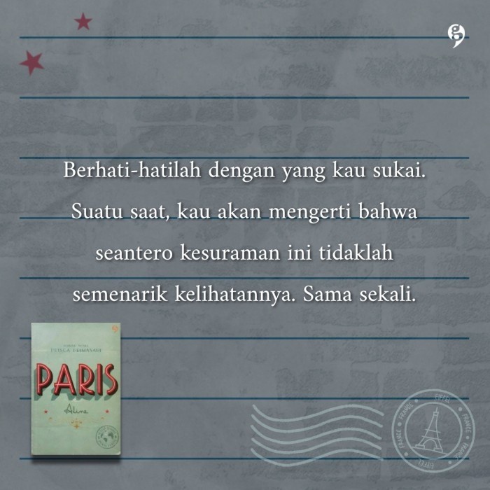 Novel Paris (Edisi Baru) - Prisca Primasari - Gagasmedia Ori Baru