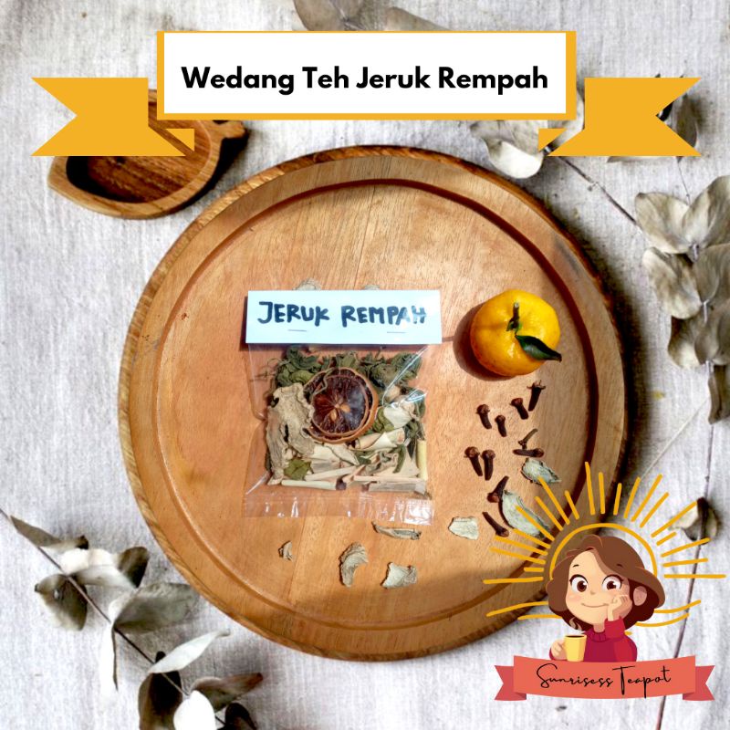 

Wedang Jsr Teh Jeruk Rempah - Minuman Racik Herbal Sehat - Jamu - Rempah Rempah