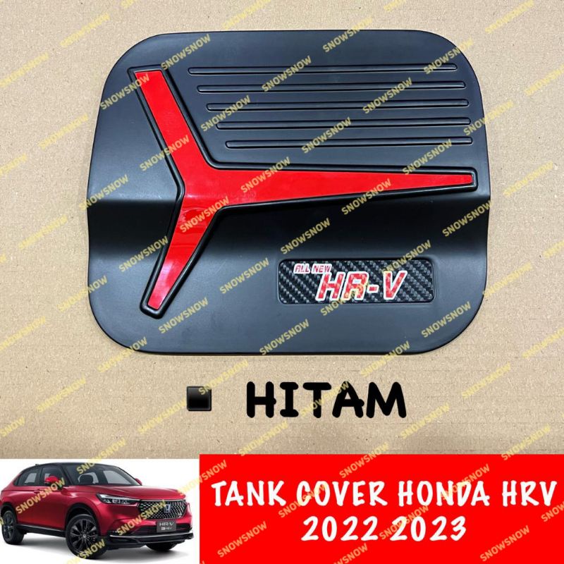 Tank Cover Honda Hrv 2022 2023 Activo Hitam Chrome Carbon