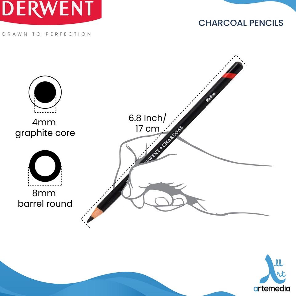 

✹✹ Pensil Arang Derwent Charcoal Pencil