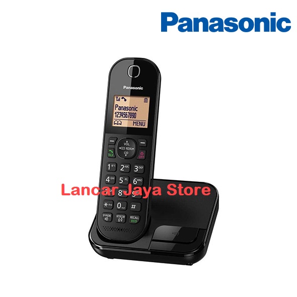 Telepon Wireless Panasonic KX-TGC410 Telpon Panasonic KX-TGC410 Hitam