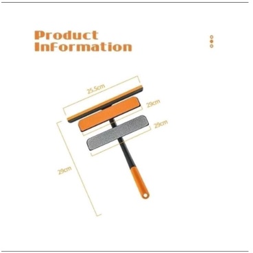 Alat Pembersih Kaca Jendela 3 in 1 Wiper Pembersih Kaca Jendela