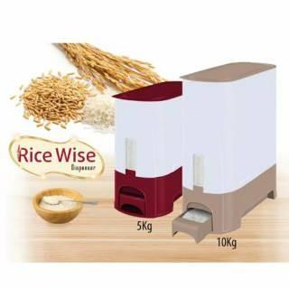 

Rovega Rice Wise Dispenser 10 Kg - Box Rcb-10 Tempat Penyimpanan Beras 064