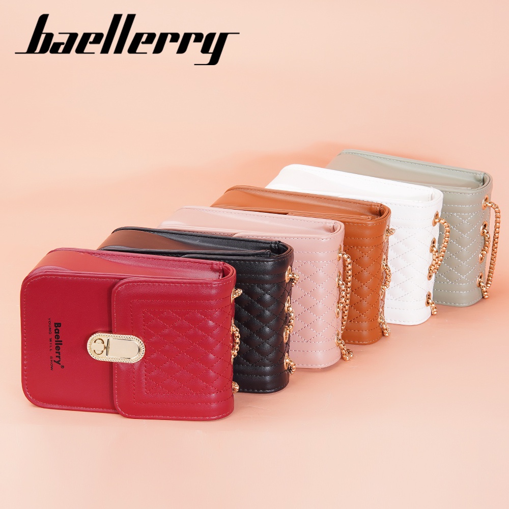 BAELLERRY N3239 Tas Selempang Wanita Bahan Kulit PU Leather Premium WATCHKITE WKOS