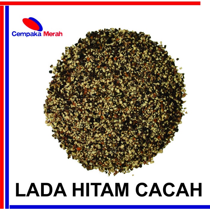 

Black Pepper Crushed Asli 200GR 100%/Biji Lada Hitam Cacah/Lada Hitam Pecah/Tumbuk Kasar/Grade A