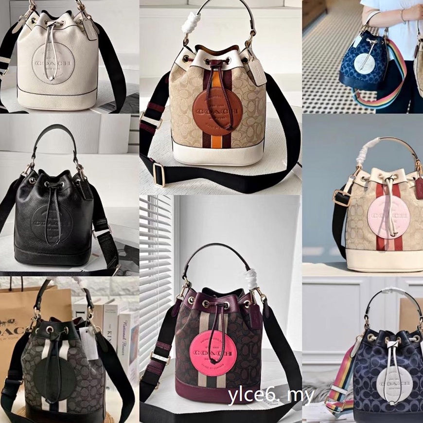 Coc C4101 C4102 C7084 7084 Bucket Bag Stripe Women Handbag Crossbody Sling