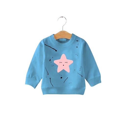 KALILA - STAR Sweater Anak Perempuan Umur 1 - 6 Tahun / Bahan Fleece