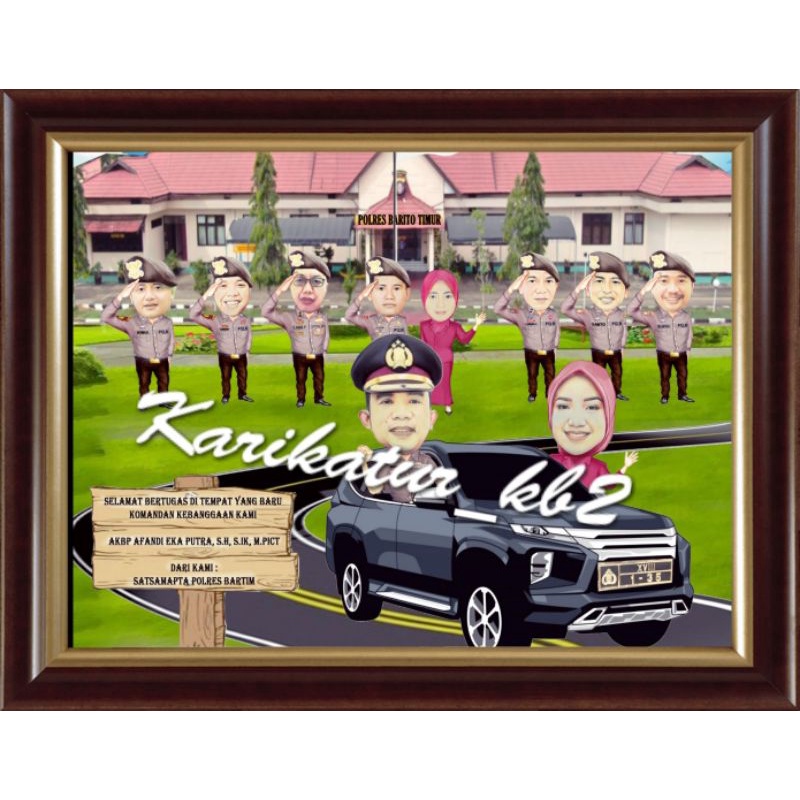 karikatur polisi