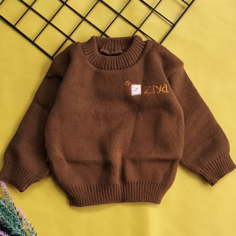 sweater rajut bayi 3-12 bulan ziya