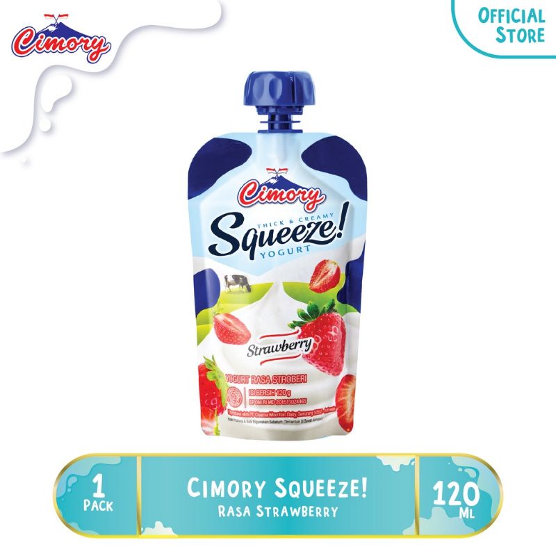 

cimory squeeze yogurt 120gr strawberry