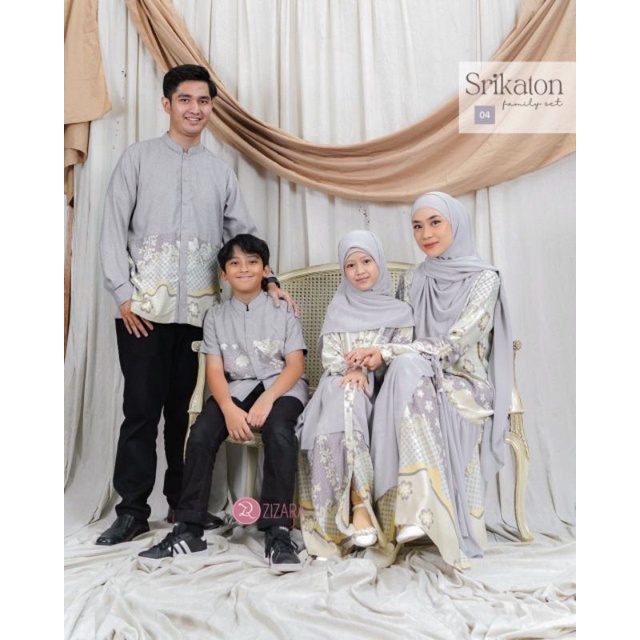 SRIKATON FAMILY SET 04 BY ZIZARA | Sarimbit Lebaran 2023 |