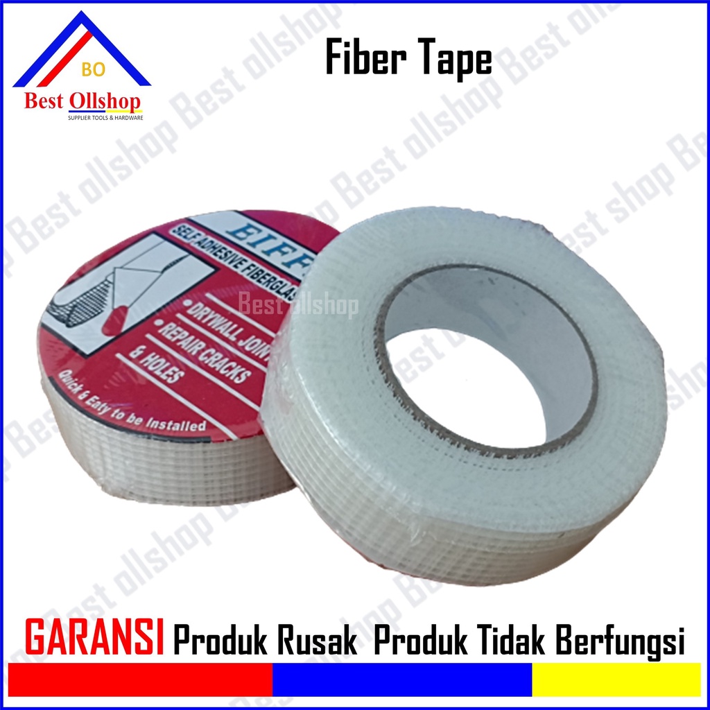 Lakban Kasa Lem Perban Gypsum Fiber / Perban Plafon Gipsum / Perban Gypsum Lem 30mm x 40mtr / Kasa Gypsum