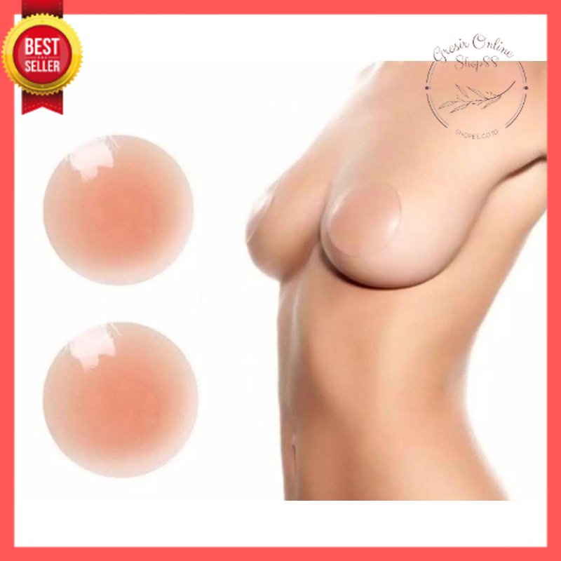 GOS -H212- Silikon Bra Tempel - Stiker Nipple  Silikon 1 Pcs