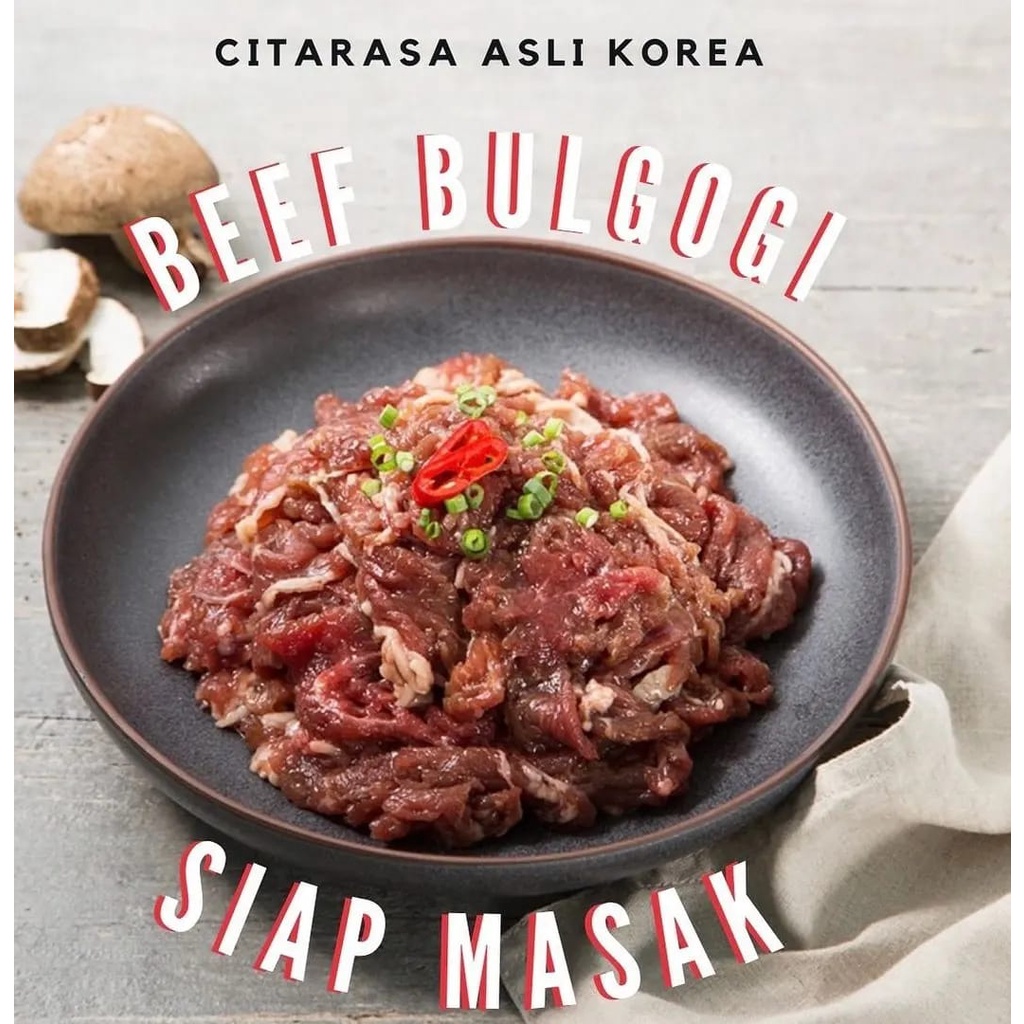 

Beef Bulgogi Frozen Siap Masak HALAL