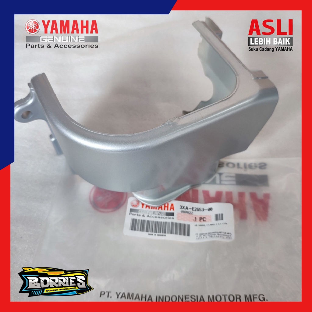 Sambungan Cover Tutup Kipas Silver Bagian Dalam Yamaha F1ZR FIZR F1Z FIZ R Force 1 F1 Original 3XA-E
