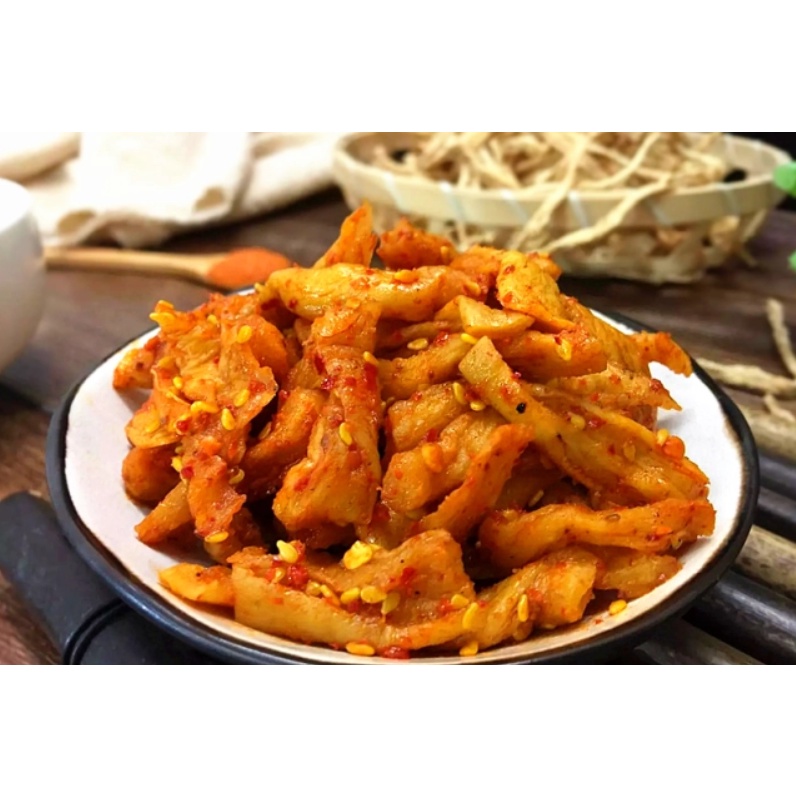 

【Jade Dragon】Potongan Pedas Vegetarian Lobak Kering latiao la tiao 50g