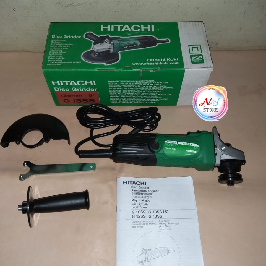 Gerinda Tangan Grinder 5 inch G13SS Original HITACHI