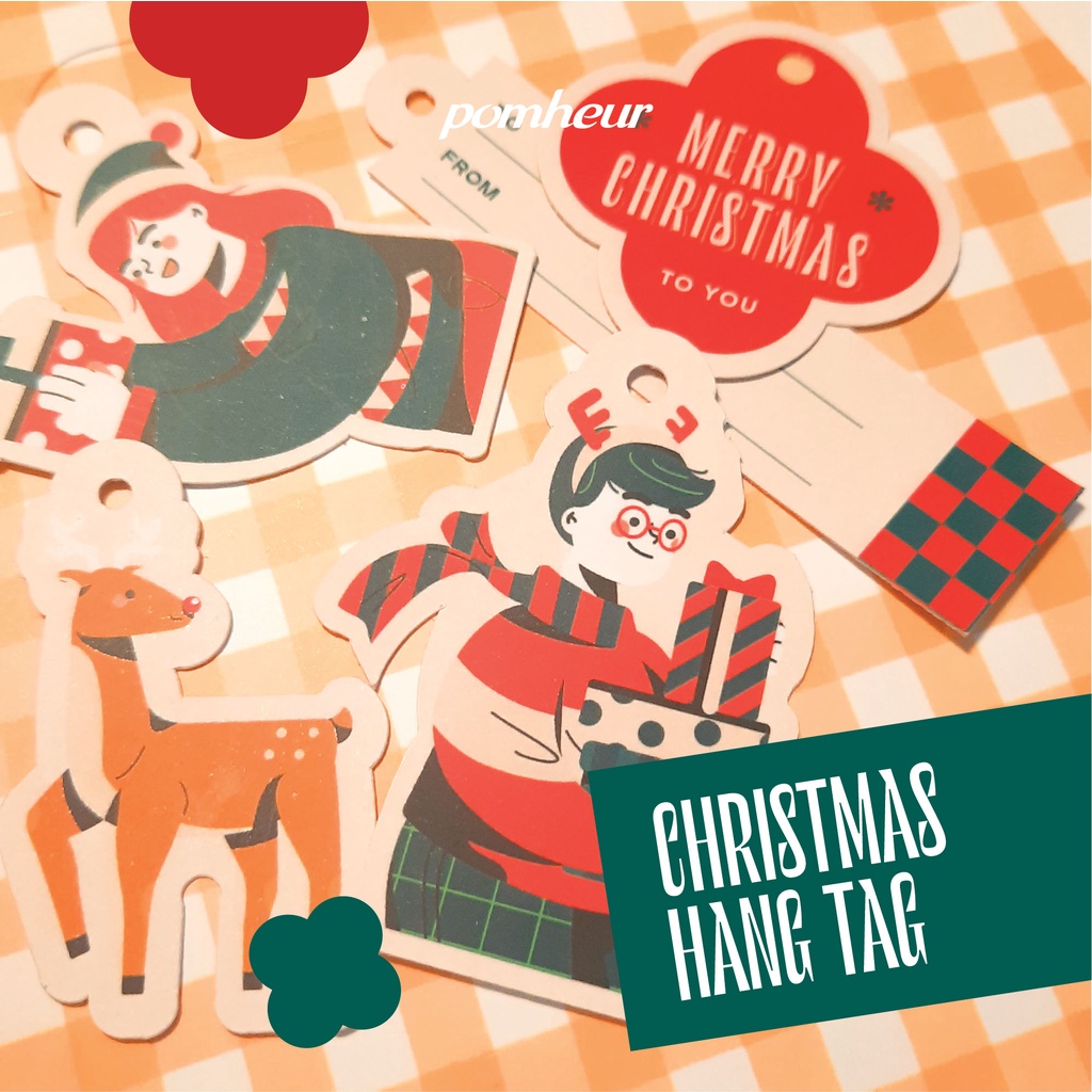 

[1 SET = 2-3 PCS] Hang Tag Natal / Christmas Hang Tag / Hang Tag / Hang Tag Merry Christmas / Gantungan Natal / Gantungan Christmas / Kartu Ucapan Natal / Hiasan Kado / Gift Tag